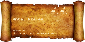 Antal Azálea névjegykártya